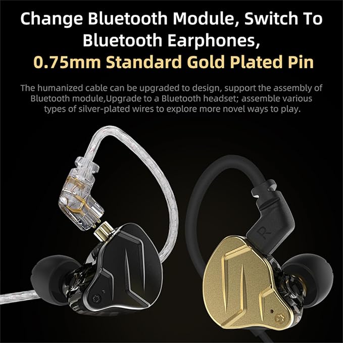 KZ ZSN PRO X in Ear Monitor Headphones Gaming Earbuds, High Fidelity Wired - Image 8