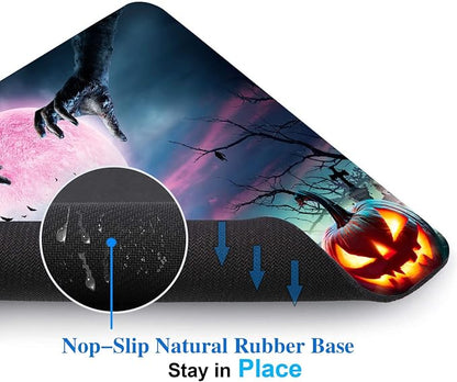 Horror Halloween Mouse Pad, Scary Night Mousepad - Image 3