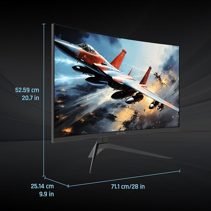 KTC 32 inch 240Hz Curved Gaming Monitor 1500R 1080P 125% sRGB 1ms, - Image 6