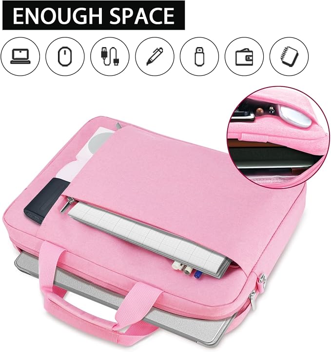 Ferkurn Laptop Bag Case for Women Men Computer Bag Compatible - Image 2