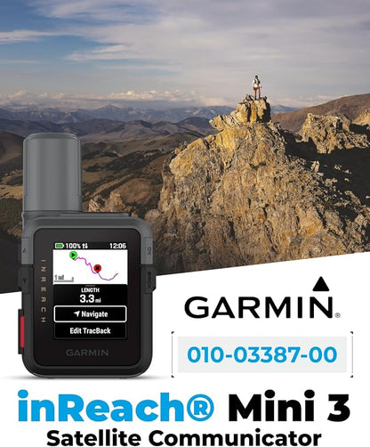 Garmin inReach Mini 3 Rugged Compact Global Satellite Communicator, Color - Image 2