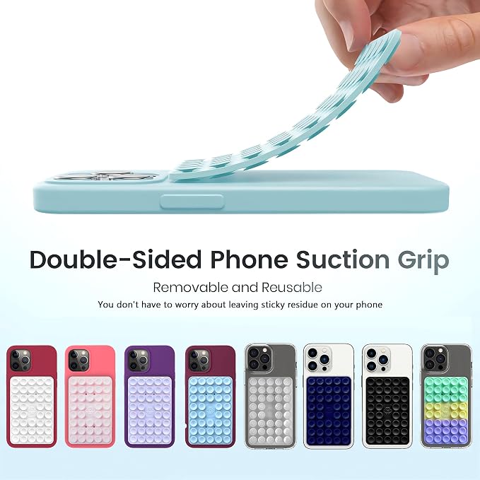 Silicone Double-Sided Suction Phone Grip Detachable Mount - Image 5
