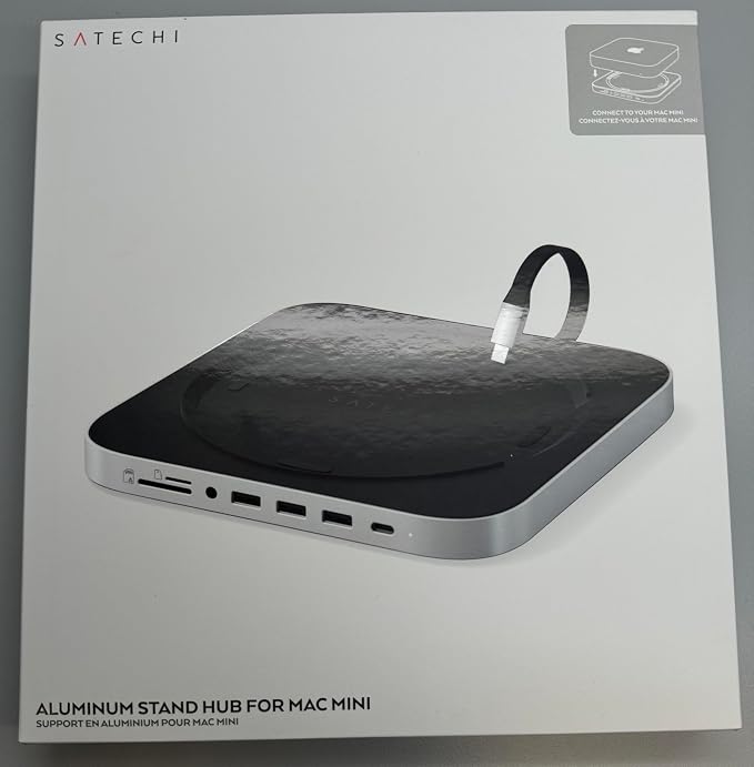 Satechi USB C Hub, Type-C Aluminum Stand & Hub, USB-C Data Port, Micro/SD Card - Image 7