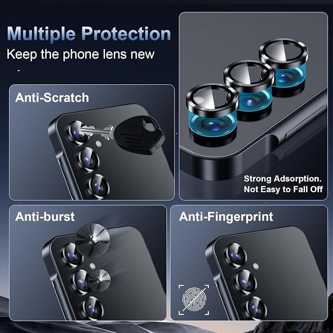Korecase for Galaxy S25 Plus Camera Lens Protector, 9H Tempered Glass Anti - Image 4