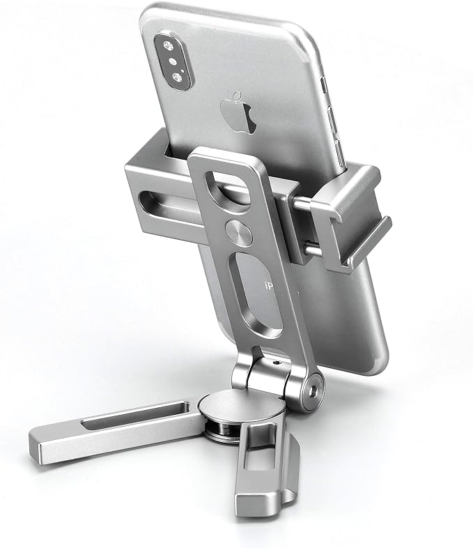 LEOFOTO PS-2 Phone Holder, Cell Phone Stand, Adjustable Angle, Compact and by Leofoto
