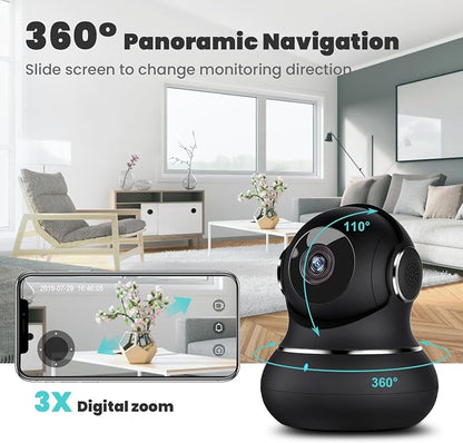 litokam 2K Indoor Security Camera, 360° Cameras - Image 8