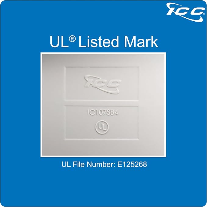 ICC 4 Port Surface Mount Box in White, 5 Pack, Works - Image 2