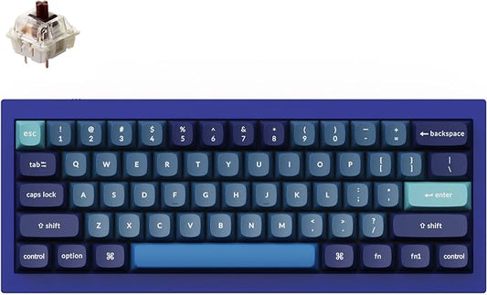 Keychron Q4 Wired Custom Mechanical Keyboard, 60% Layout QMK/VIA Programmable by Keychron
