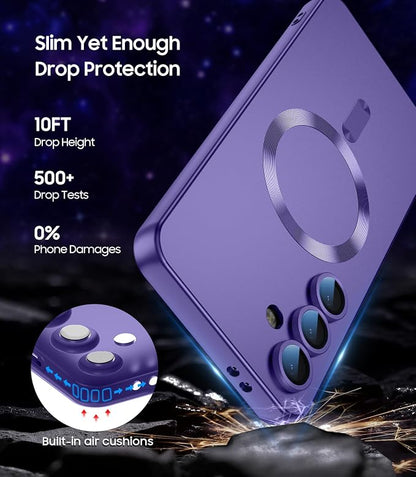Magnetic for Samsung Galaxy S24 FE Case Slim Soft Silicone Bumper Shockproof - Image 5