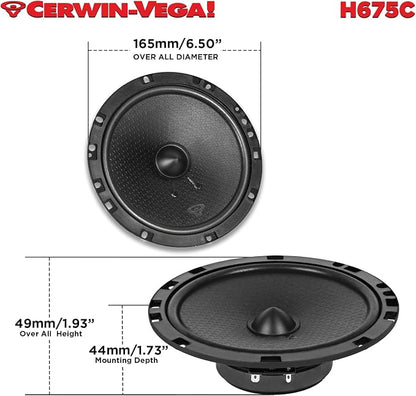 CERWIN-VEGA! HED 2025 Edition – 6.75” 2-Way Coaxial Full Range Speaker System - Image 4