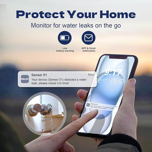 Baldr Smart Water Leak Detector Wireless Wi-Fi Water Sensor - Image 2