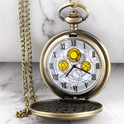 Men's Pocket Watch, Arabic Digital Dial Pocket Watches - Image 3