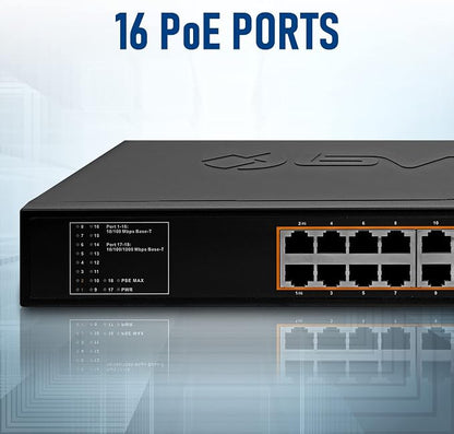BV-Tech 18 Ports Long Range PoE+ Switch - Image 4