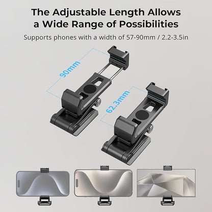 SMALLRIG Metal Phone Tripod Mount, Cell Phone Mount - Image 2