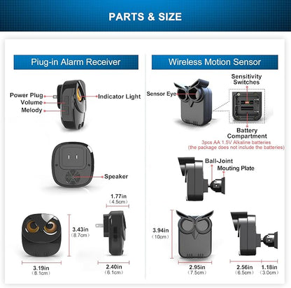 Driveway Alarm- 1/2 Mile Long Range Wireless Driveway Alarm Weather Resistant - Image 6