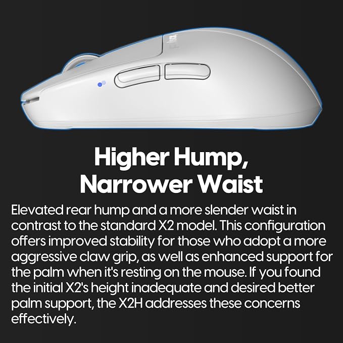 Pulsar Gaming Gears X2H Wireless Gaming Mouse, Ultra Lightweight 1.90 oz - Image 5