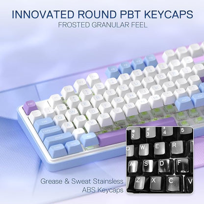 Redragon K707 PRO 80% Wireless Gasket RGB Gaming Keyboard, 3-Modes 87 Keys TKL - Image 6