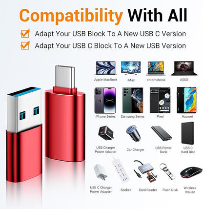   USB to USB C Adapter, USB C Male to USB 3.0 Female - Image 2