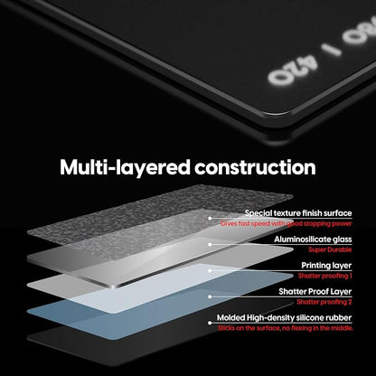 Pulsar - Superglide Premium Glass Mouse Pad XXL ALUMINO-Silicate Glass Surface - Image 3