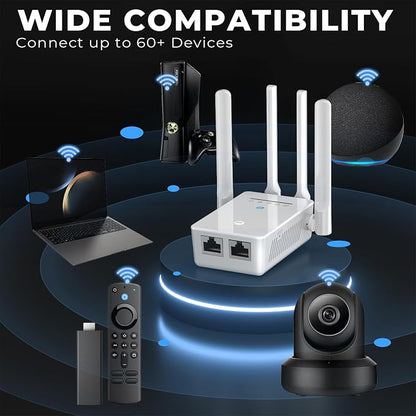 WiFi Extender Signal Booster, Long Range Internet Booster Extender - Image 3