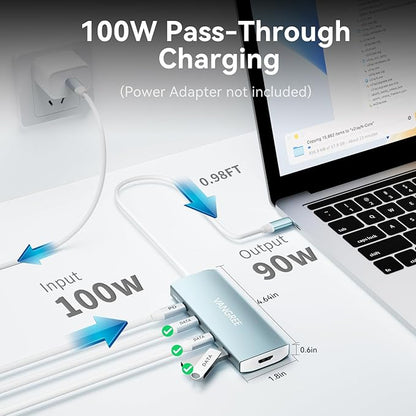 USB C to USB C Hub 10Gbps, 3 USB 3.2 Gen 2 Ports, 4K@60Hz HDMI, 100W PD - Image 4
