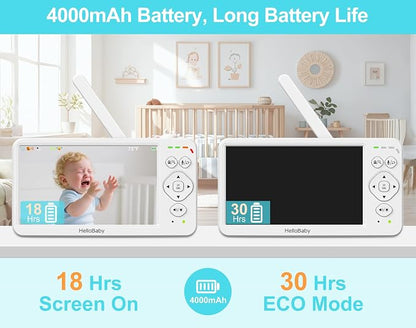 HelloBaby 6” Video Baby Monitor - Image 9