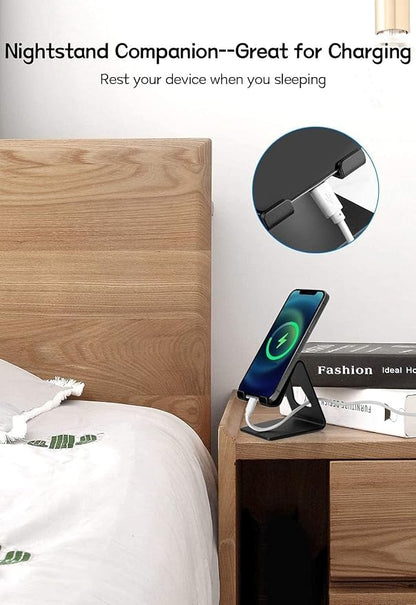 Cell Phone Stand for Desk, Desktop Phone Holder, Aluminum Mobile Phone Stand - Image 6