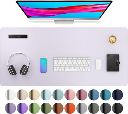 Aothia Large PU Leather Desk Pad Protector – Non-Slip Mouse Pad & Writing Mat by Aothia