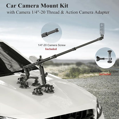 BRCOVAN Suction Cup Car Camera Mount Kit - Image 2