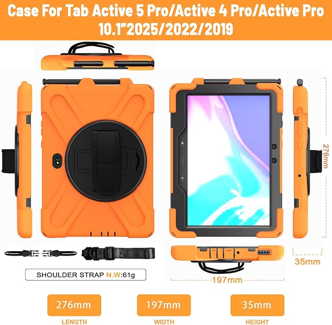 Rantice Case for Samsung Galaxy Tab Active5 PRO /Active4PRO /Active PRO 10.1 - Image 2