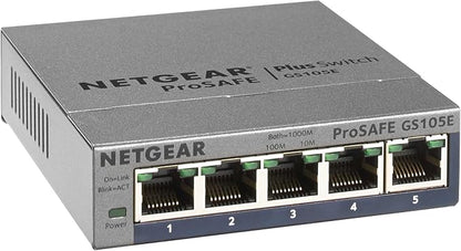 NETGEAR 5-Port Gigabit Ethernet Easy Smart Managed Switch by NETGEAR