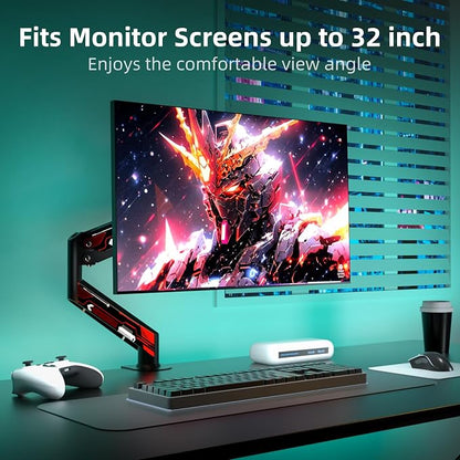 Suptek Monitor Mount Gas Spring Arm Desk Mount Stand - Image 4