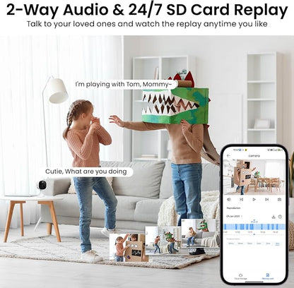 AOQEE 2K Cameras for Home Security-Outdoor/Indoor Camera for - Image 7