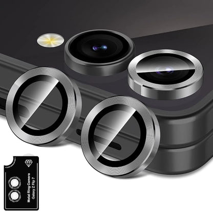 for Samsung Galaxy Z Flip 7 Camera Lens Protector, Individual Metal Ring by Btscase