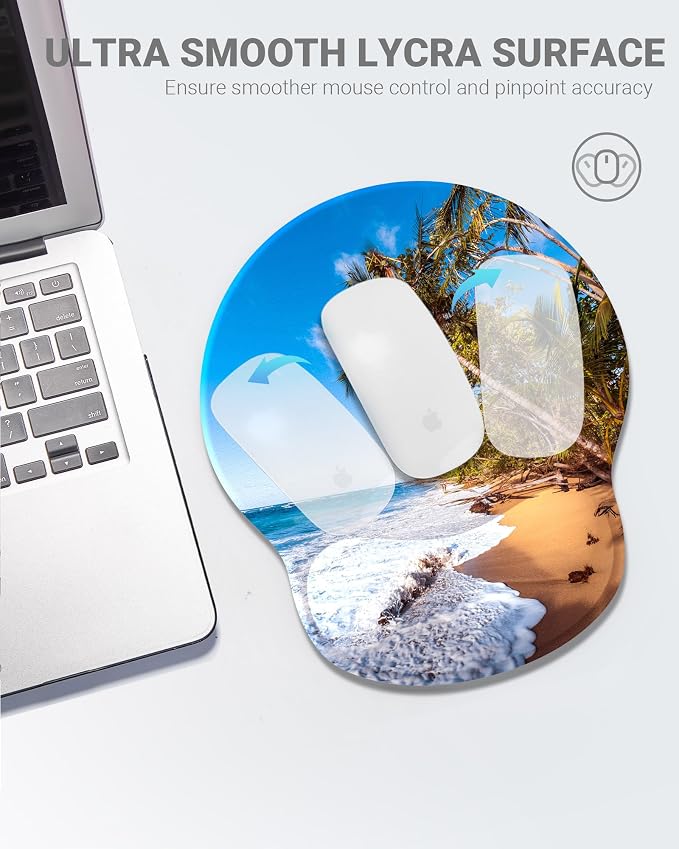 Ergonomic Mouse Pad Wrist Support, Comfortable Mouse Pad Wrist Rest, Relieve - Image 5