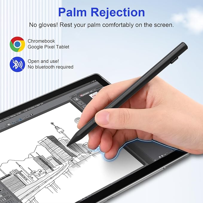USI 2.0 Stylus Pen for Chromebook & Google Pixel Tablet - Image 5