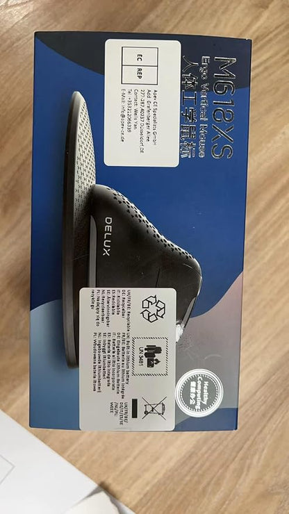 DeLUX Seeker Wired Ergonomic Vertical Mouse - Image 8