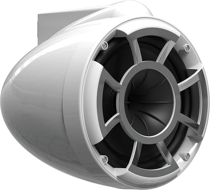 wet sounds Rev 8 White V2 Revolution Series 8" White Tower Speakers w/Fixed - Image 6