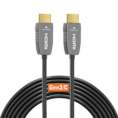 RUIPRO 8K HDMI Ultra High Speed Latest 2.1b Certified Fiber Optic Cable CL2 by RUIPRO-ProfessionalQualityVideoandAudioYouCanSeeandHear