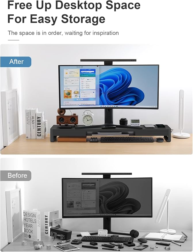 meatanty Dual Monitor Stand Riser - Image 5