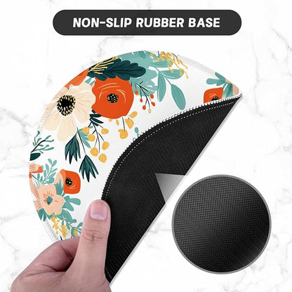 ITNRSIIET Round Mouse Pad with Stitched Edge Premium-Textured Waterproof - Image 3