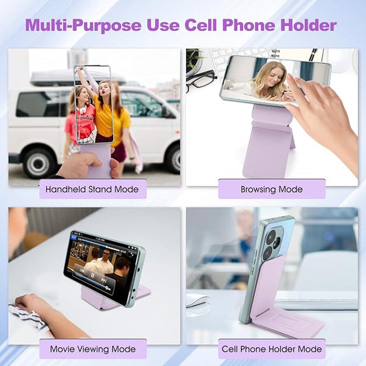 Phone Stand, Foldable Magnetic Phone Tripod, Angle Adjustment & Strong Magnets - Image 2