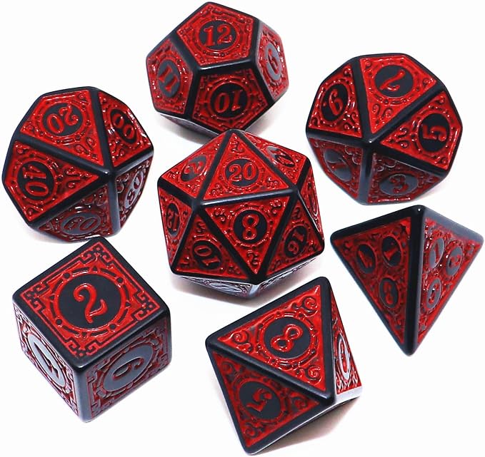 Polyhedral DND Dice Set, 5 Pack Dice Sets Fit - Image 2