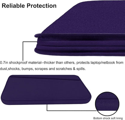 15.6 inch Laptop Sleeve Case, Durable Computer Carrying Bag Protective Case - Image 4