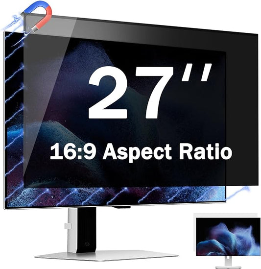Magnetic Computer Privacy Screen Filter 27 Inch by Phimoos