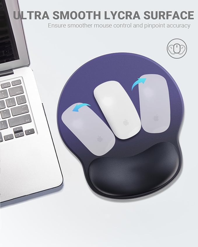 Ergonomic Mouse Pad Wrist Support, Comfortable Mouse Pad Wrist Rest, Relieve - Image 5