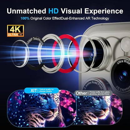 X-it 2 Pack Camera Lens Protector, Shatterproof Anti-Scratch Ultra HD Camera - Image 7