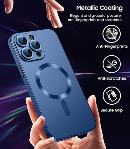 Magnetic for iPhone 15 Pro Max Case Slim Soft Silicone Bumper Shockproof - Image 5