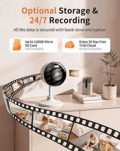 2K Cameras for Home Security, 5G & 2.4G WiFi Security Camera Indoor Outdoor for - Image 7
