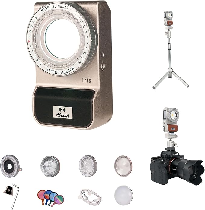 Harlowe Iris Content Creator Lighting Kit 5W Bi-Color Portable LED Light by Harlowe